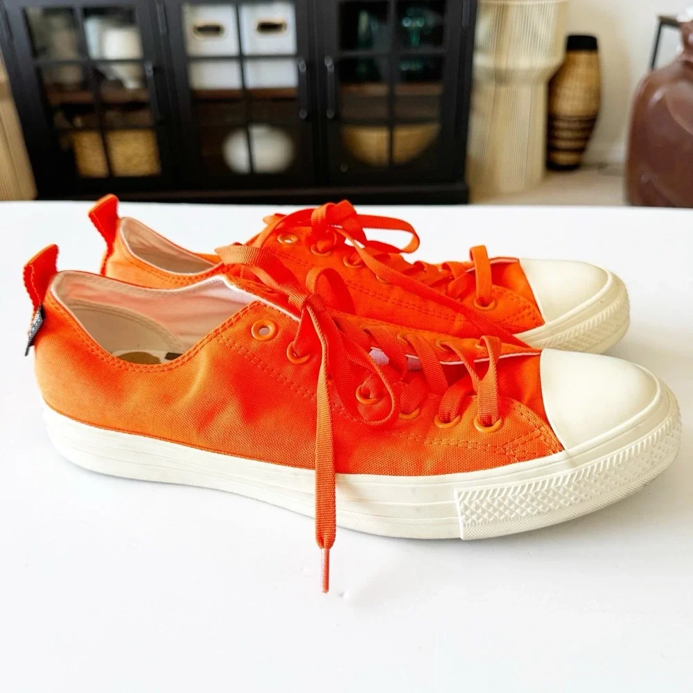 Converse Chuck Taylor Cordura Low Top  Size M9 W11 Blaze Orange School Colors
